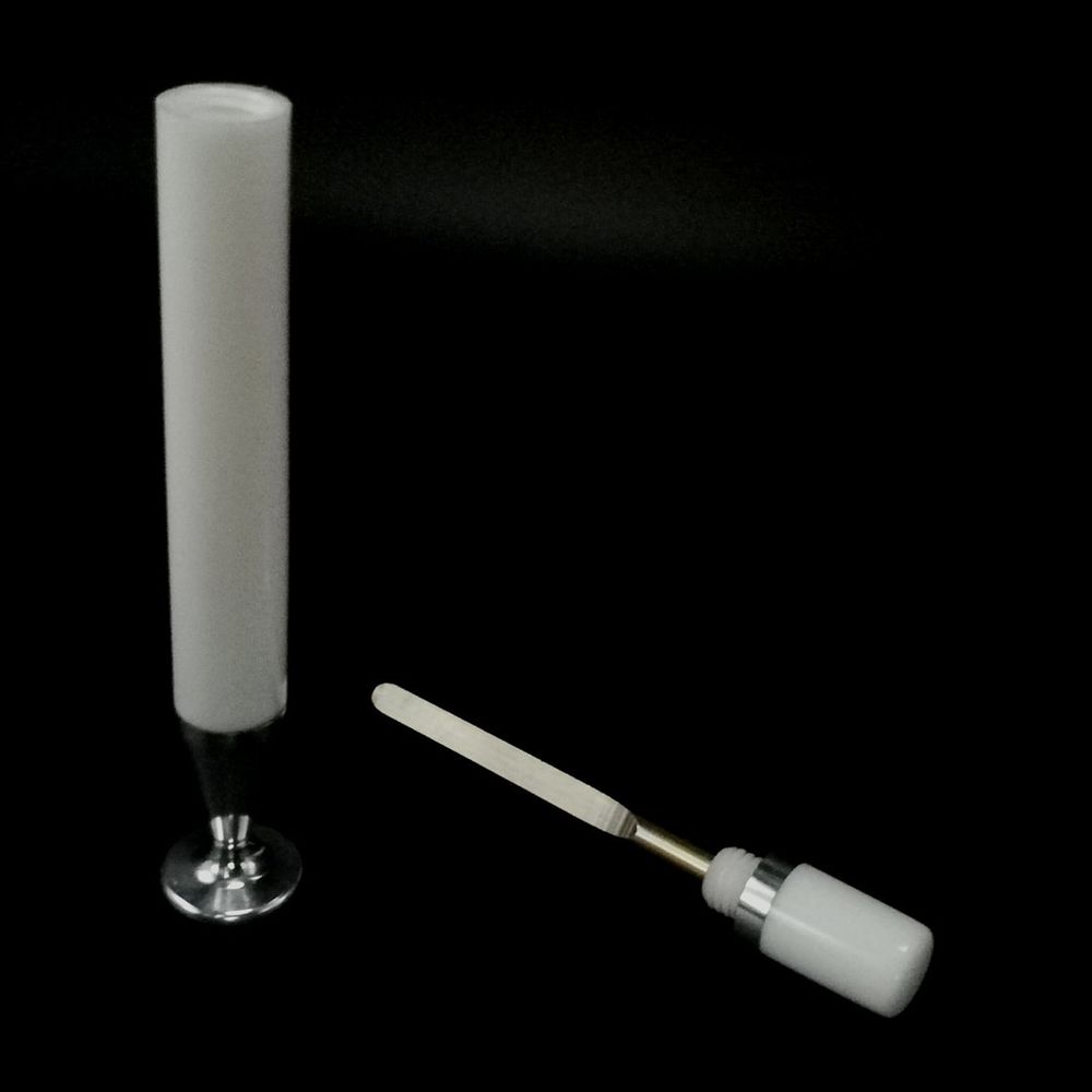 Pfeifenstopfer - 2-teilig - weiß - Pfeifenecke