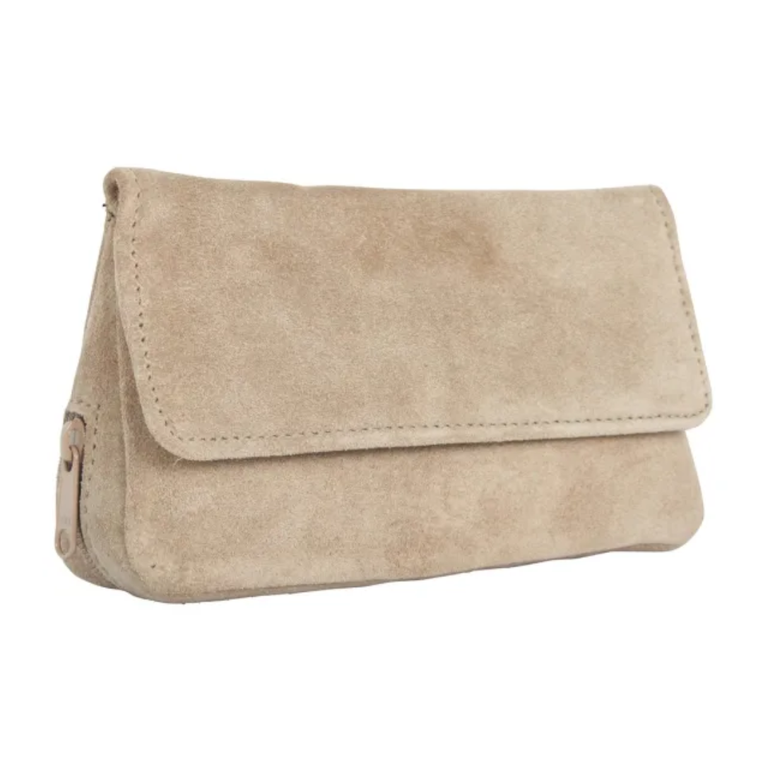 Pfeifentasche Wildleder - beige - Pfeifenecke