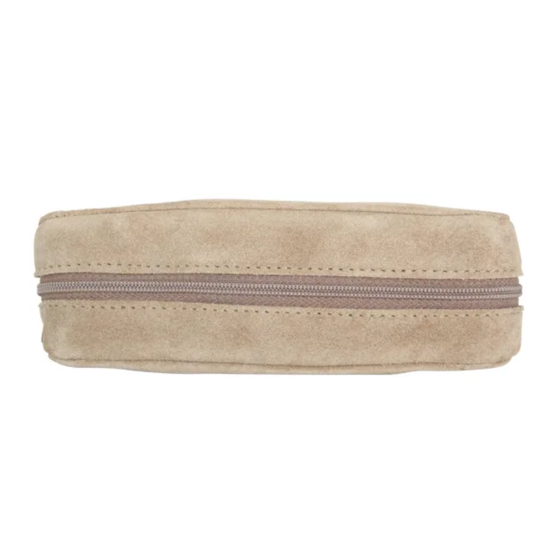 Pfeifentasche Wildleder - beige - Pfeifenecke