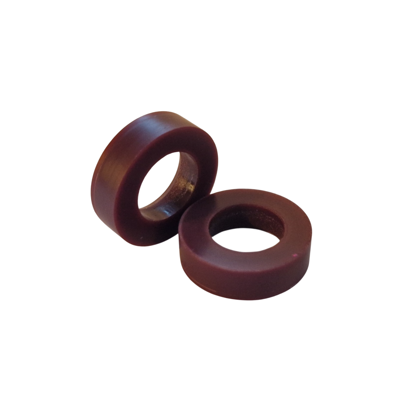Ring - Ø18 - Acryl - Dunkelrot - Pfeifenecke