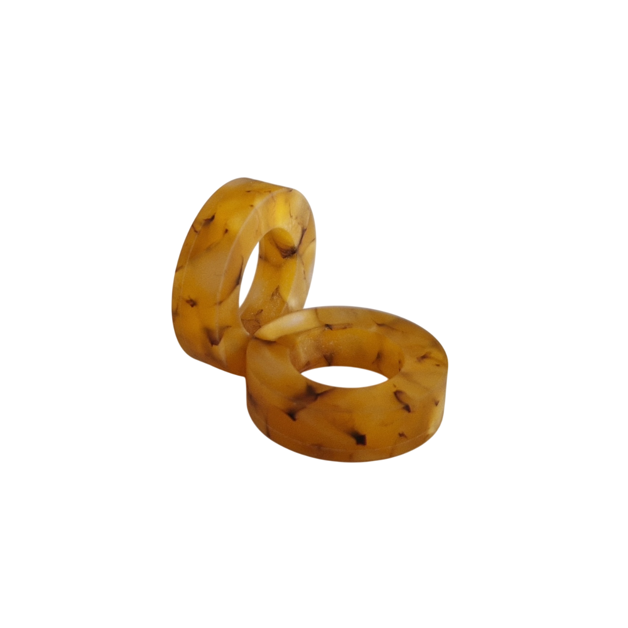 Ring - Ø18 - Acryl - Gelb L24 - Pfeifenecke