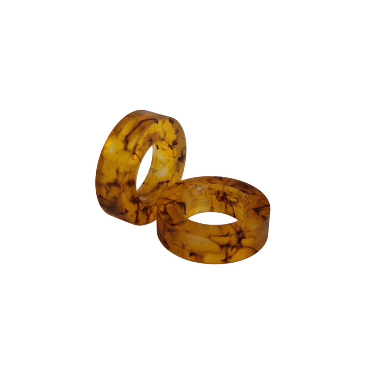 Ring - Ø18 - Acryl - Gelb R68 - Pfeifenecke