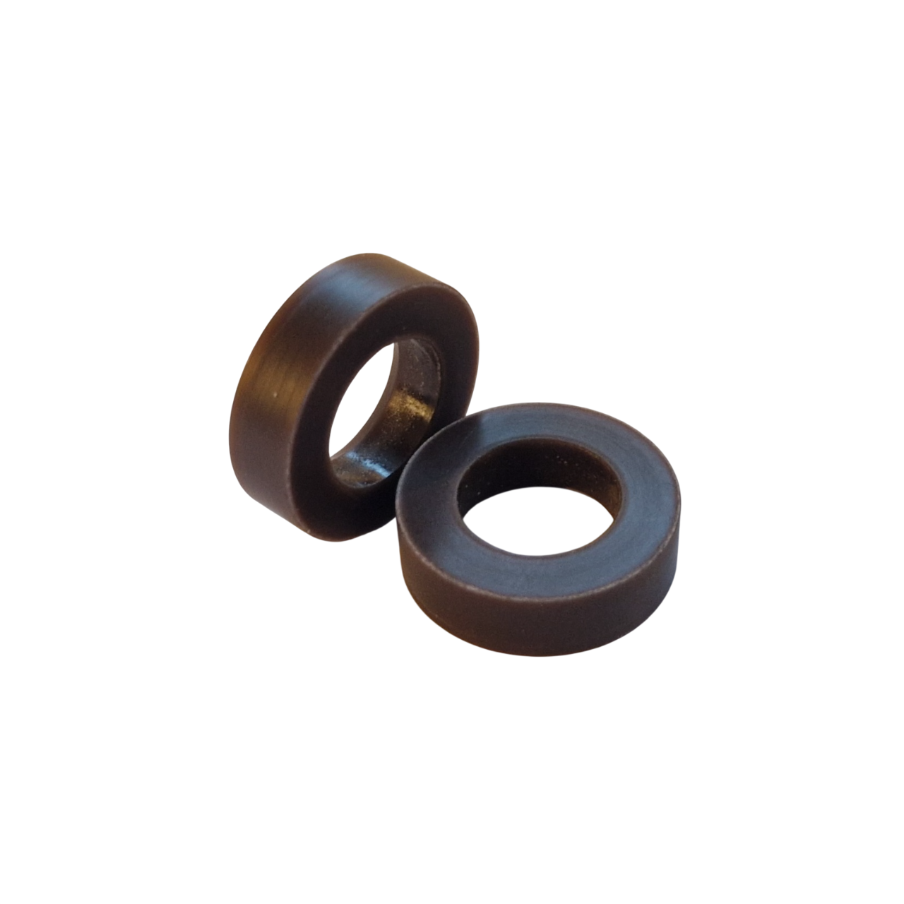 Ring - Ø18 - Acryl - Schokobraun - Pfeifenecke