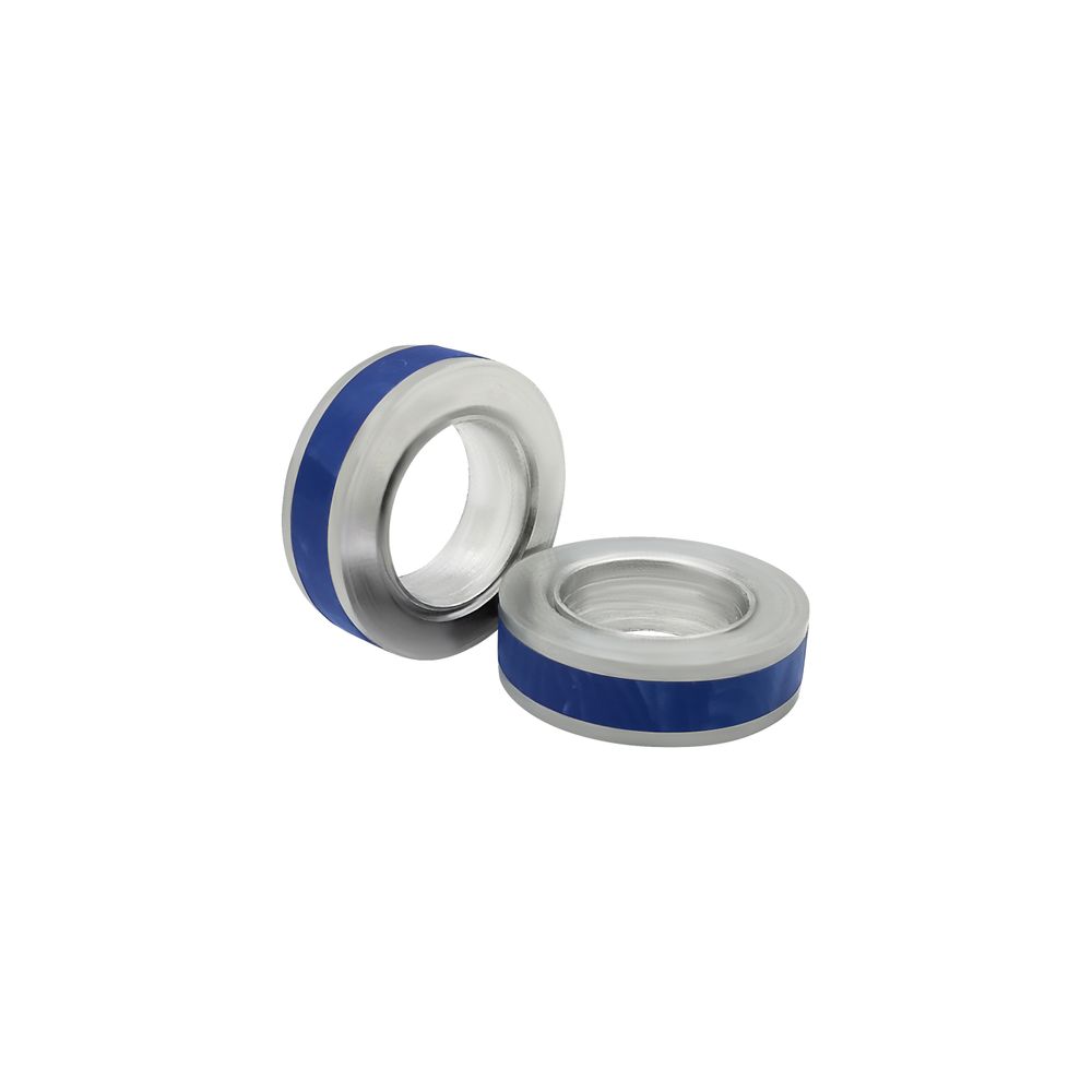 Ring - Ø18 - Aluminium - Blau - Pfeifenecke