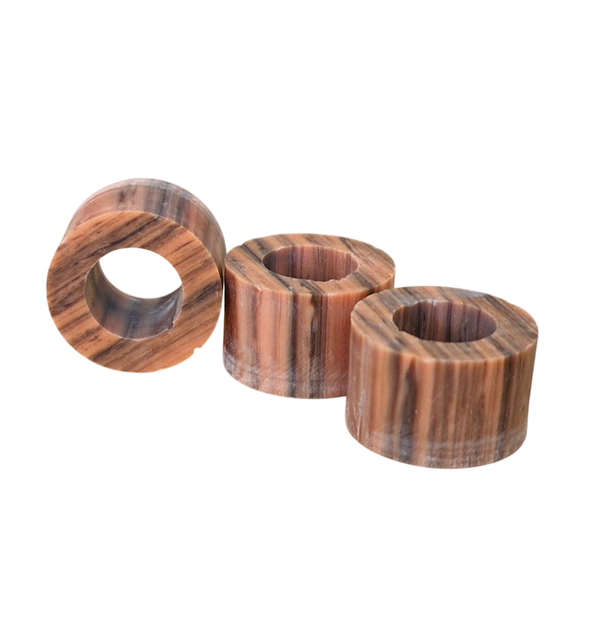 Ring - Ø18 mm - Acryl - Farbe ’Acacia’ - Pfeifenecke