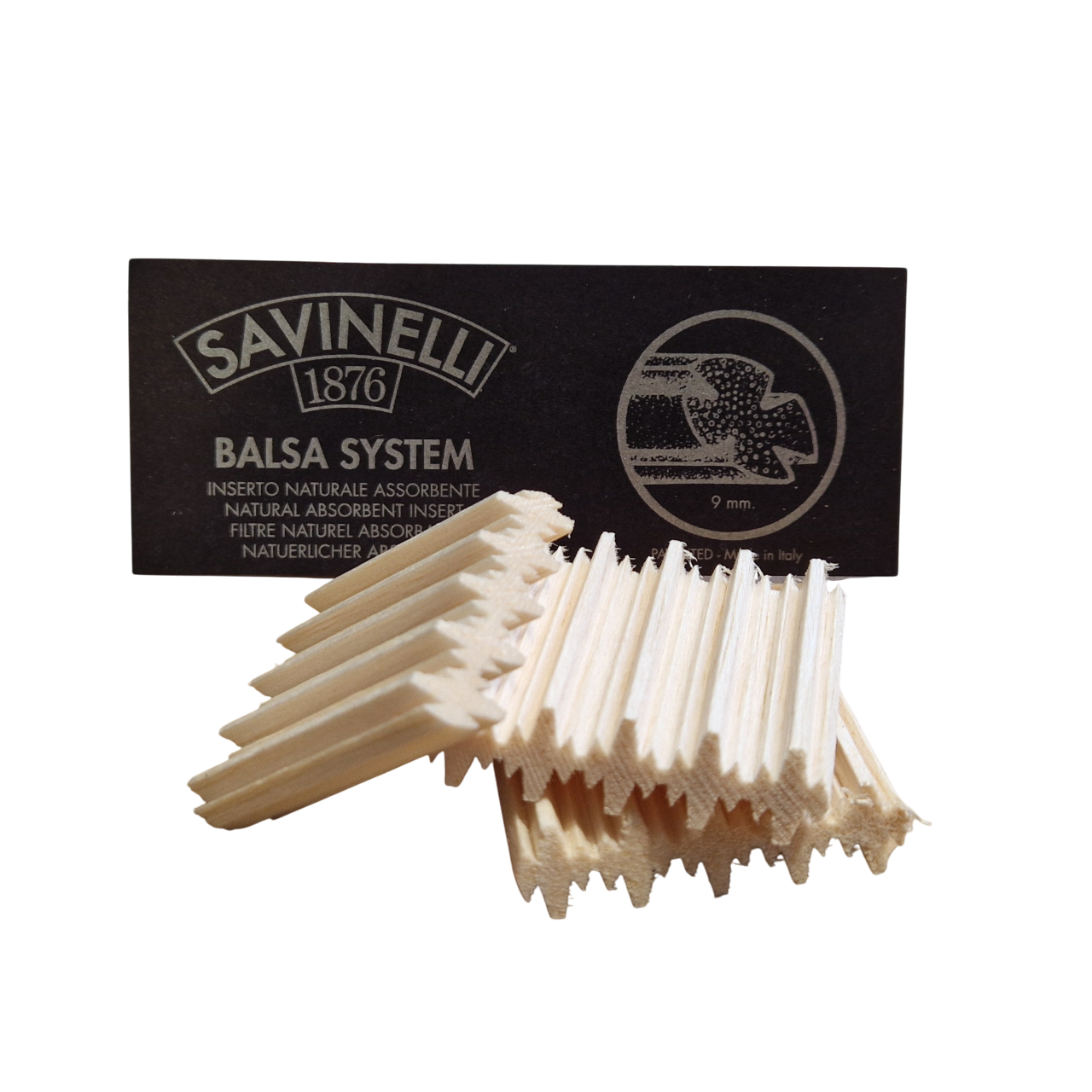 Savinelli Balsa Filter 9 mm - Pfeifenecke
