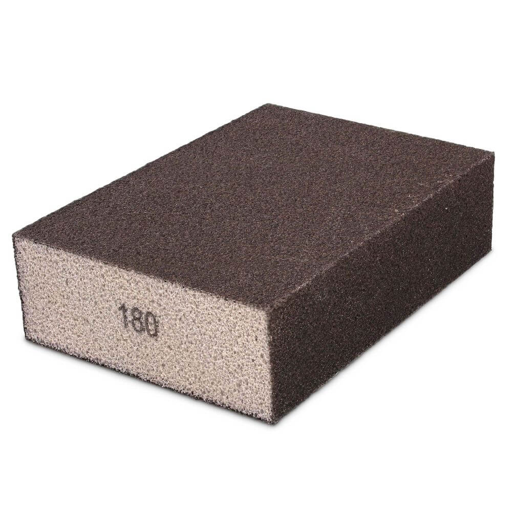 Schleifschwamm Körnung: 180 Schleifbild: ca. P320 - Pfeifenecke