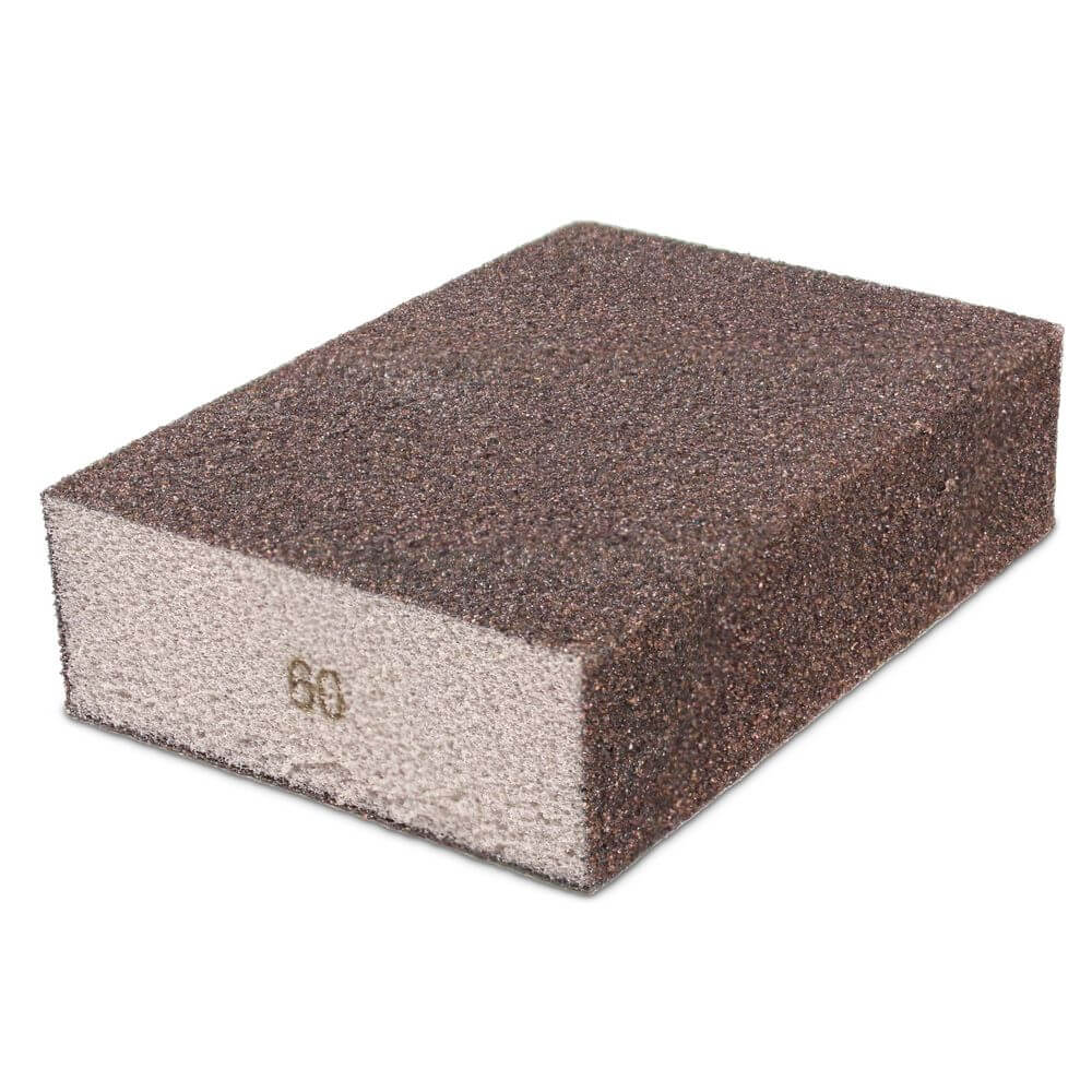 Schleifschwamm Körnung: 60 Schleifbild: ca. P150 - Pfeifenecke