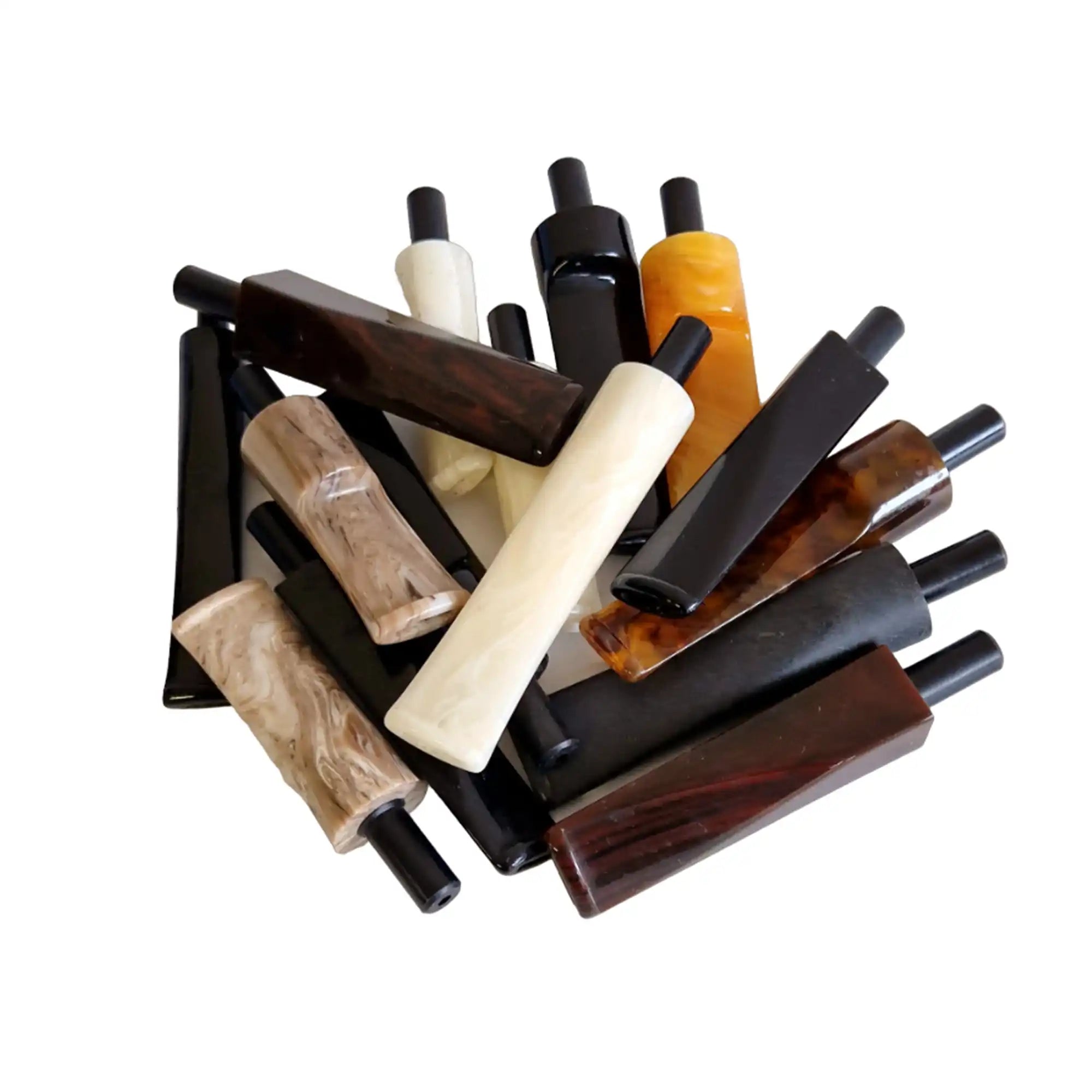 Gemischte dekorative Türpuffer für Schränke.