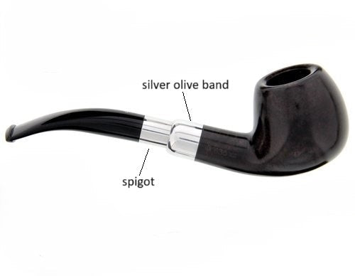 Spigot 925er Silber konisch 1 Stück - Pfeifenecke