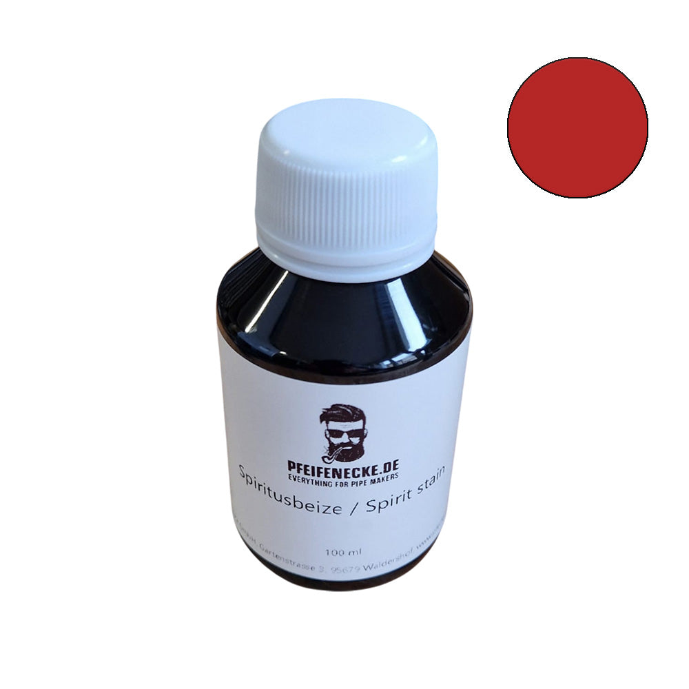 Spiritusbeize - dunkelrot - 100ml - Pfeifenecke