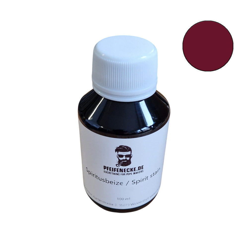 Spiritusbeize - maroon - 100ml - Pfeifenecke