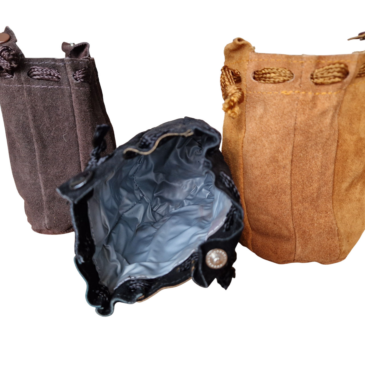 Tabakbeutel aus Wildleder – 13 cm | Eleganter Zugbeutel für Tabak - Pfeifenecke