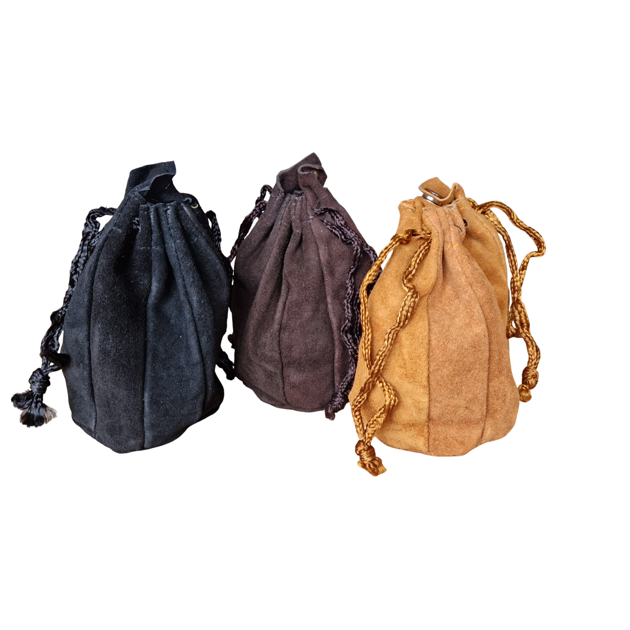 Tabakbeutel aus Wildleder – 13 cm | Eleganter Zugbeutel für Tabak - Pfeifenecke