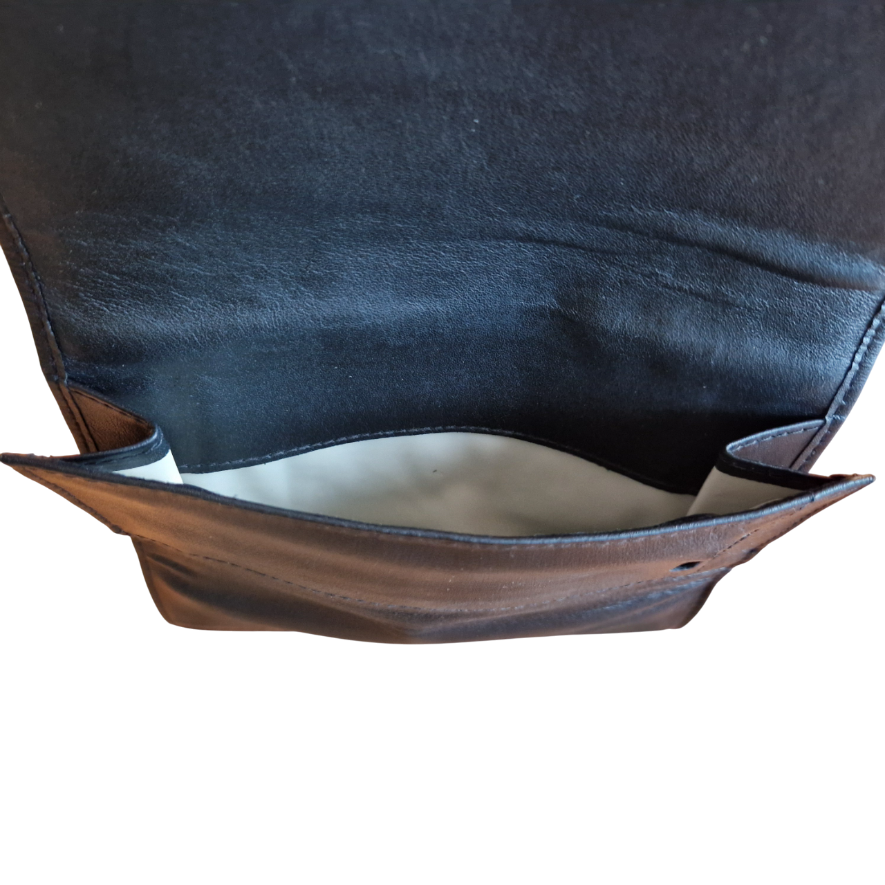 Tabakbeutel Leder - schwarz - Pfeifenecke