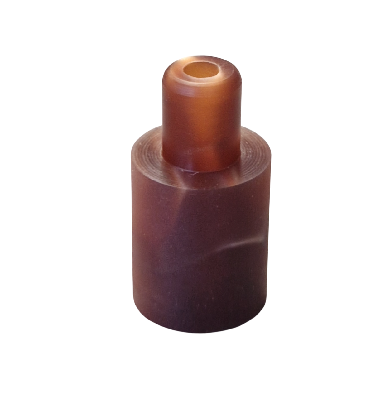 Verbindungsstück aus Acryl - Farbe ’Braunes Perlmutt’ - Pfeifenecke