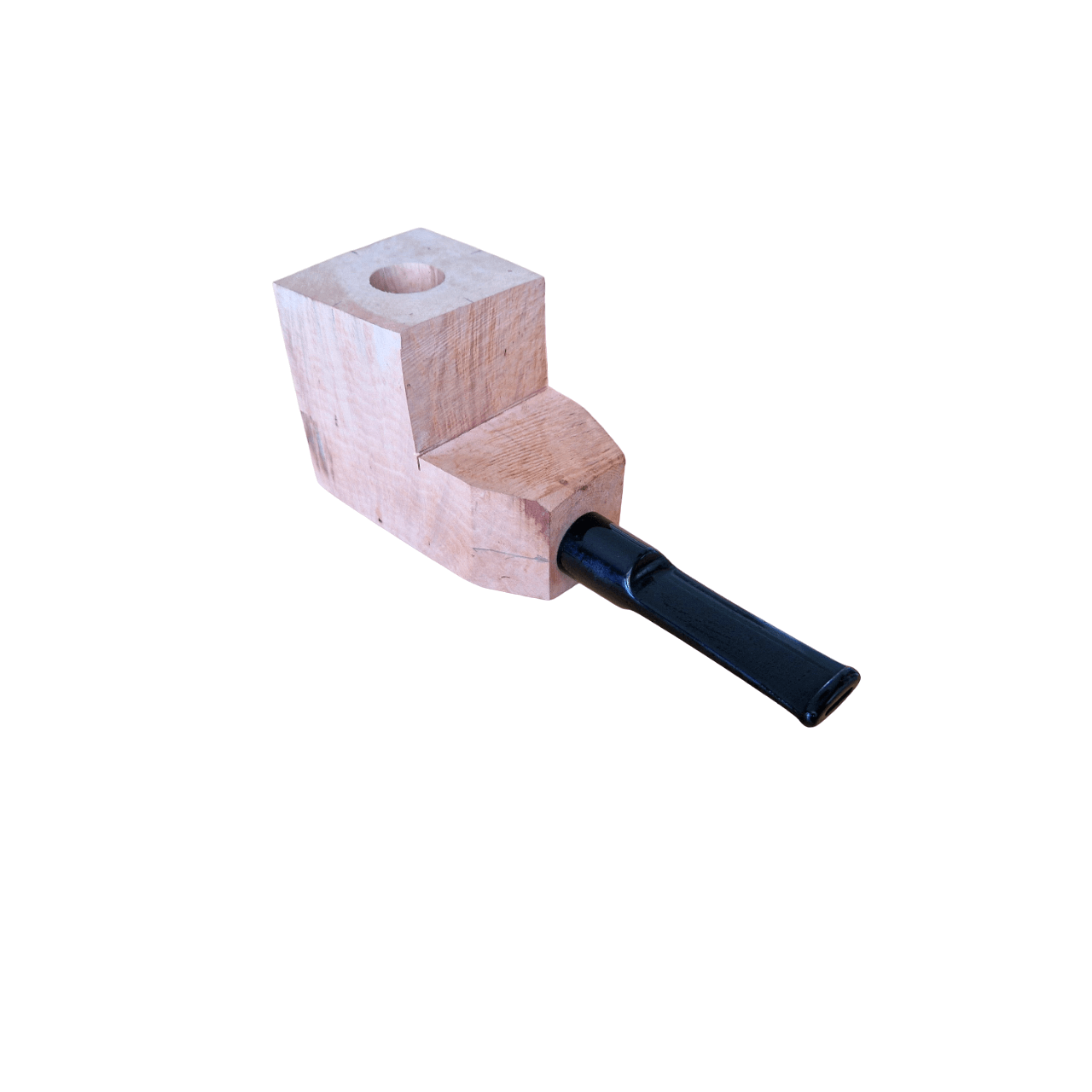 Vorgebohrte Kantel - Bruyere - Acryl-Mundstück - Verschiedene Farben - Straight - Pfeifenecke