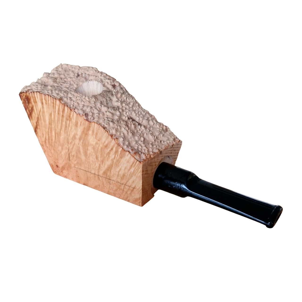 Vorgebohrte Kantel - Bruyere / Plateau - Acryl-Mundstück - Verschiedene Farben - Straight - Pfeifenecke