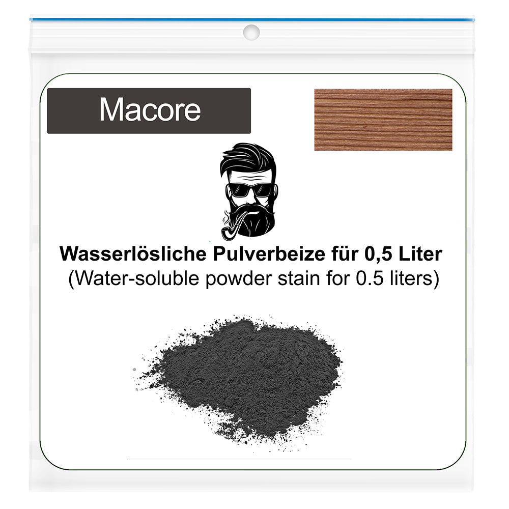 Wasserlösliche Pulverbeize für 0,5 Liter Wasser - Macore - Pfeifenecke