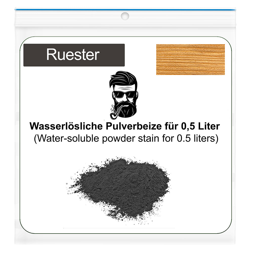 Wasserlösliche Pulverbeize für 0,5 Liter Wasser - Rüster - Pfeifenecke