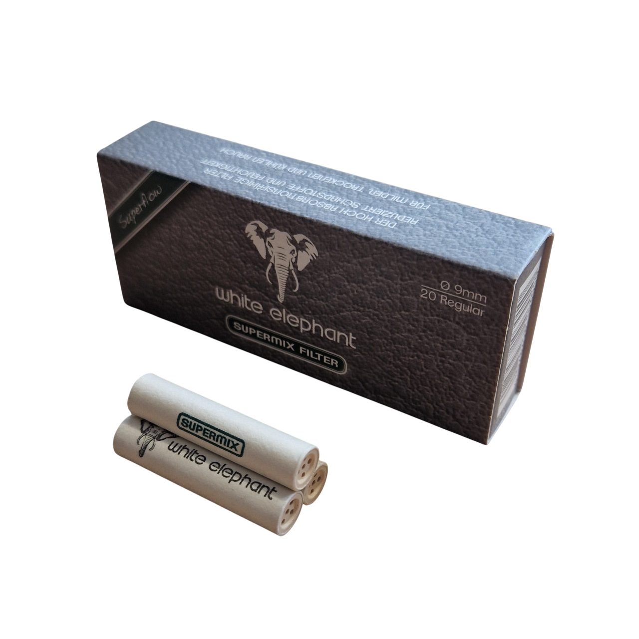 White Elephant - Supermix Filter - 9mm - 20 - Pfeifenecke