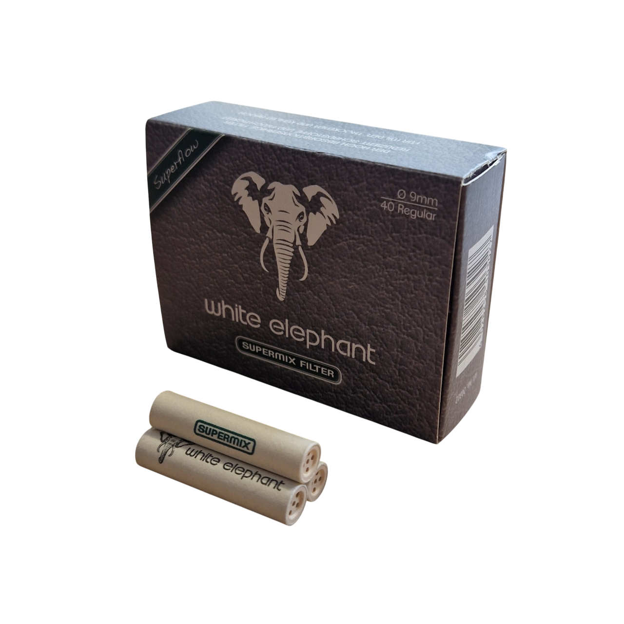 White Elephant - Supermix Filter - 9mm - 40 - Pfeifenecke
