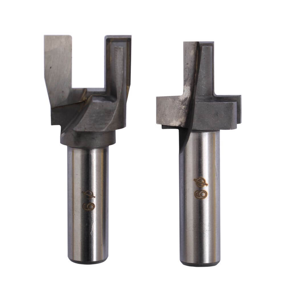 Zapfenschneider mit Einsteckbohrer - Ø9/9 mm - L15 - zylindrisch - Pfeifenecke